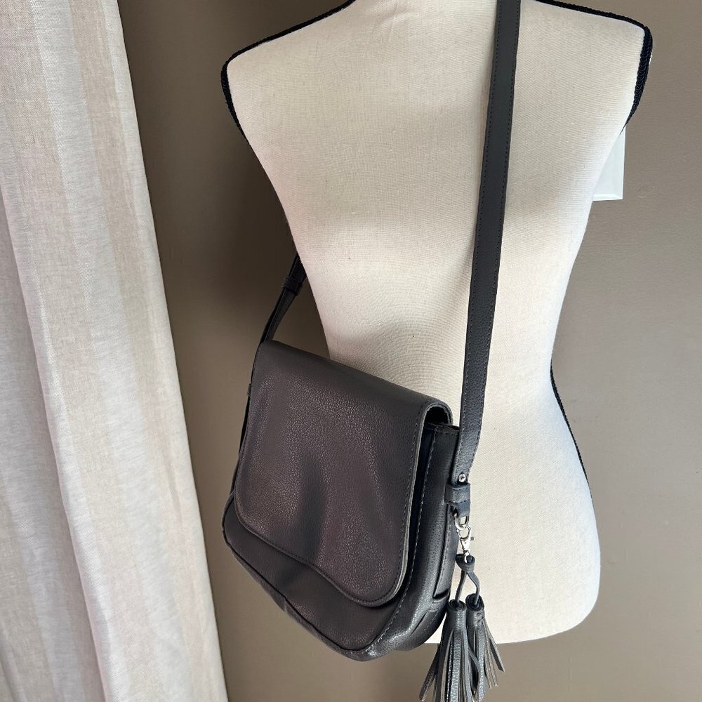 Gray Crossbody Bag
